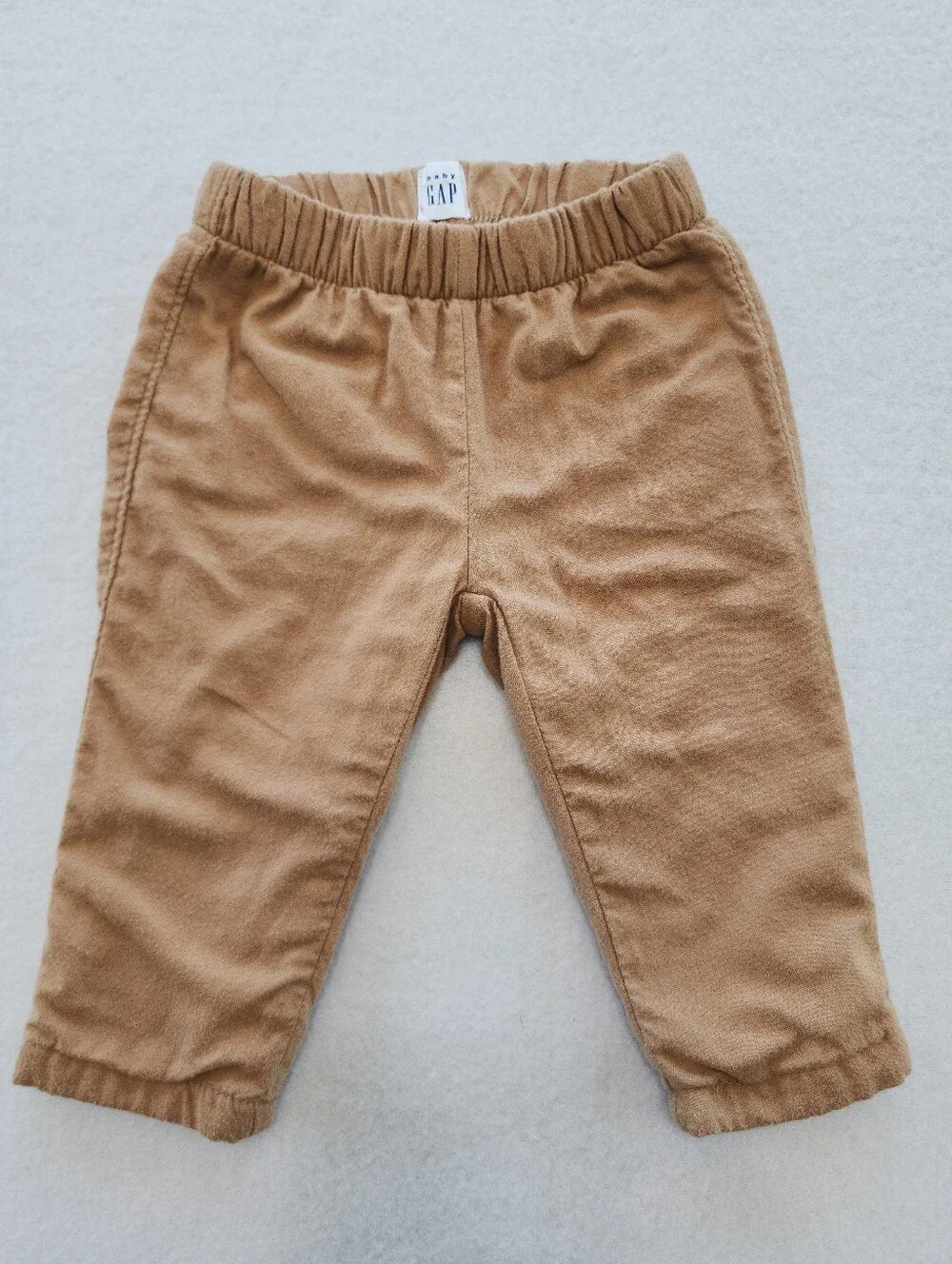 Baby Gap 0-3M 3-Piece Outfit Organic Cotton Bodysuits Tan Pants